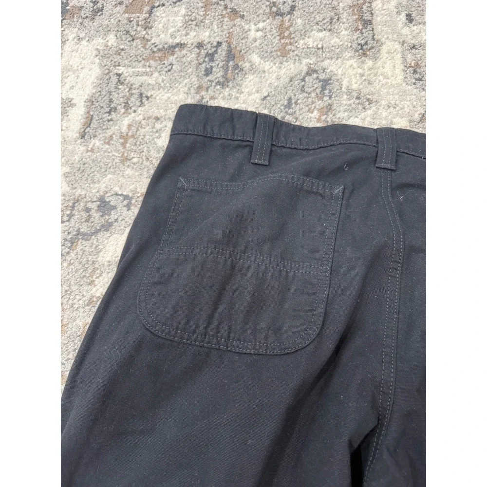 Carhartt Mens Rugged Flex Straight Fit Canvas Work Pants Black BN2821-M 38x30